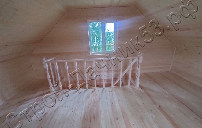 4 Брусовая баня  Б-12, 6х7,5м, 51 М², Тверская область, Конаковский район, СНТ Машиностроитель. (5)